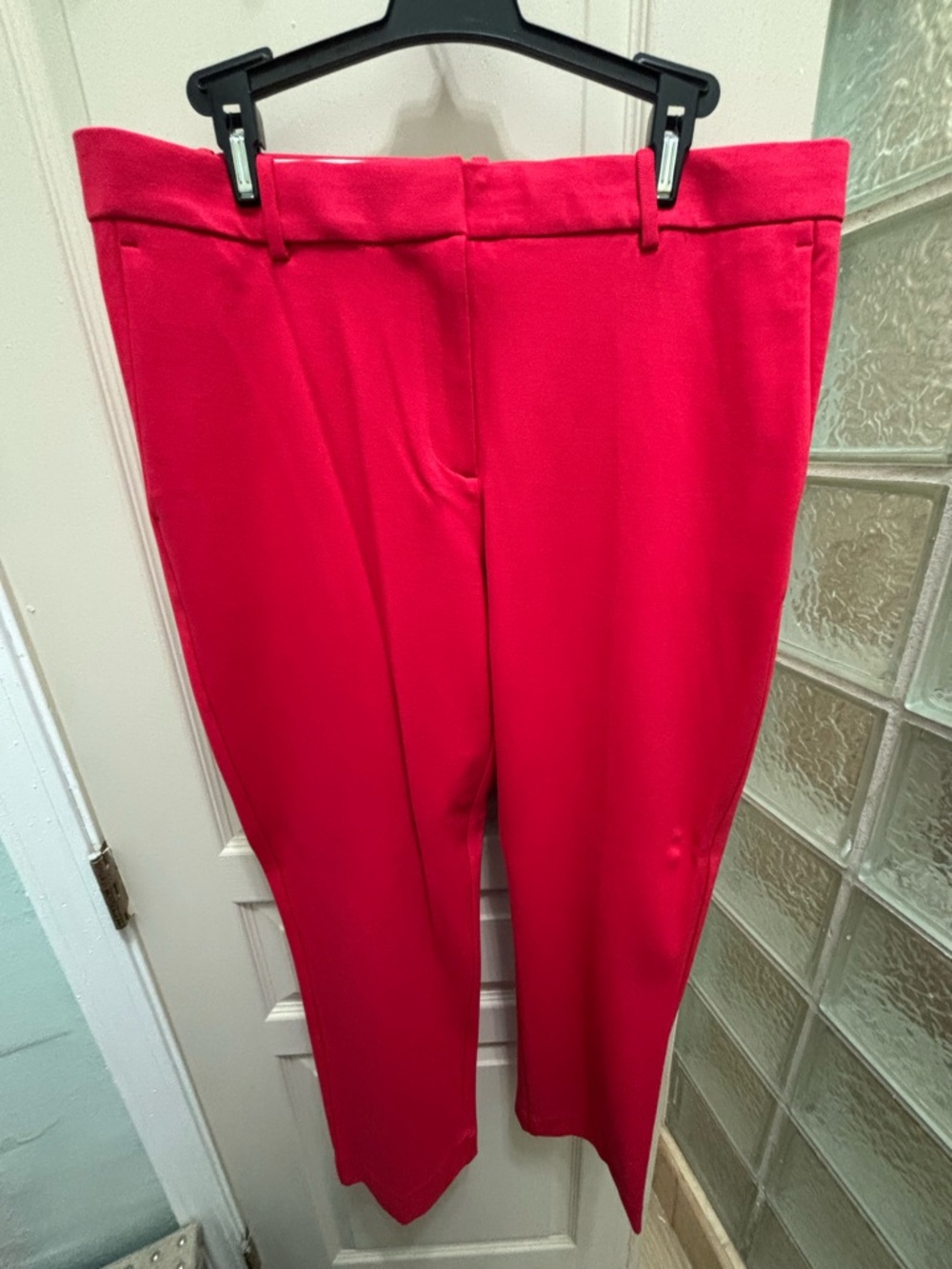 Ann Taylor Eva Curvy Classic Red Women's Trousers NWT 12